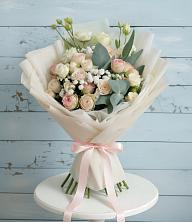 Букет цветов из:  Розы и Лизиантусы в Кизляре Республики Дагестан