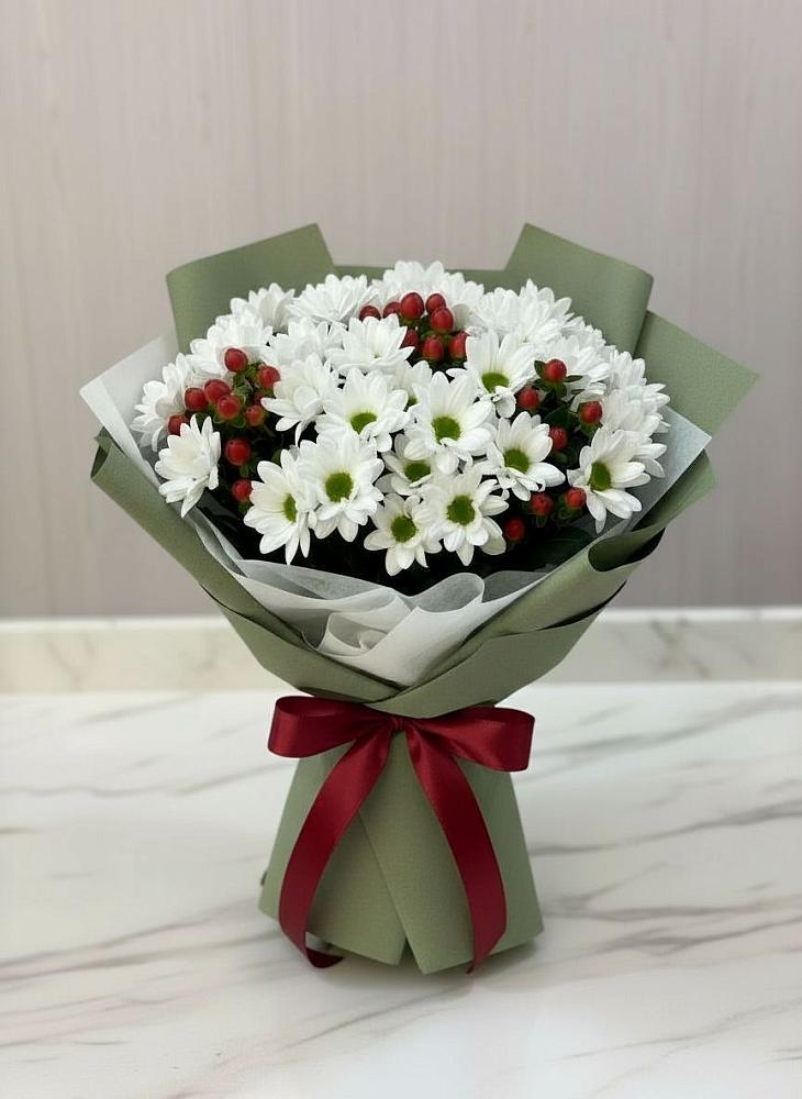 Букет цветов из: Хризантемы в Кизляре Республики Дагестан