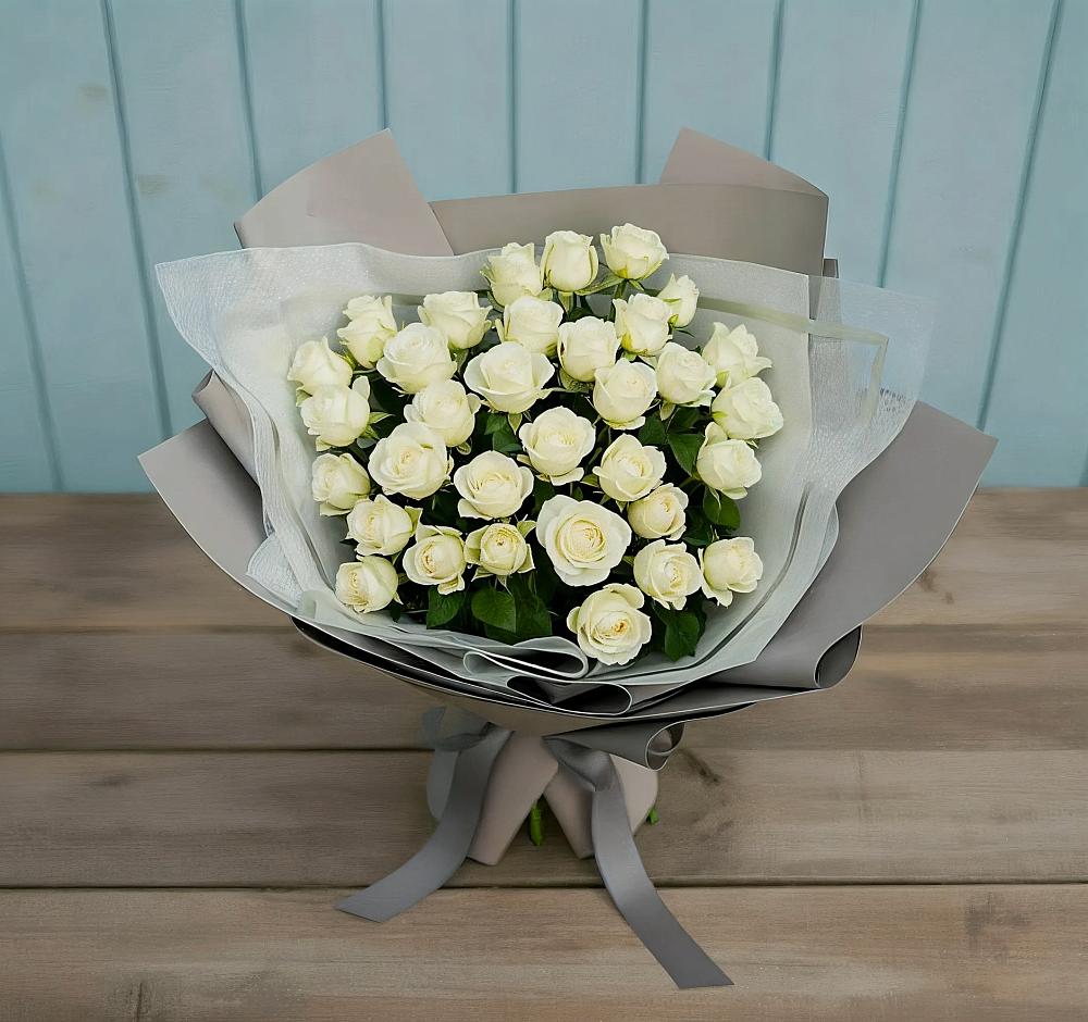 Букет Белоснежная нежность в Кизляре Республики Дагестан