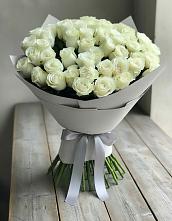 Букет 35 Белых роз в Кизляре Республики Дагестан
