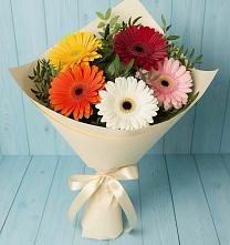 Букет цветов из:  Герберы в Кизляре Республики Дагестан