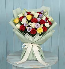 Букет цветов из:  Розы #REPLACE_PRED# Кизляре Республики Дагестан