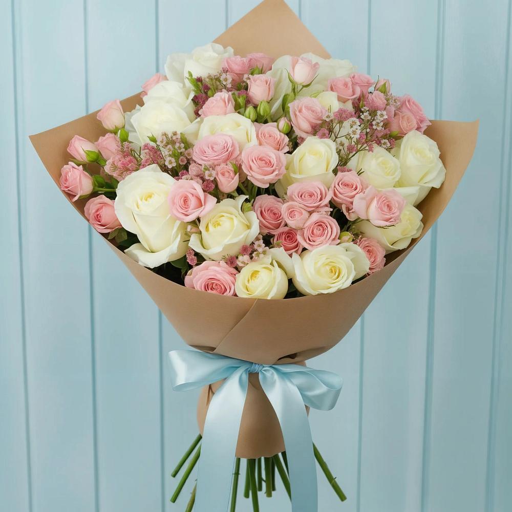 Букет цветов из: Розы в Кизляре Республики Дагестан