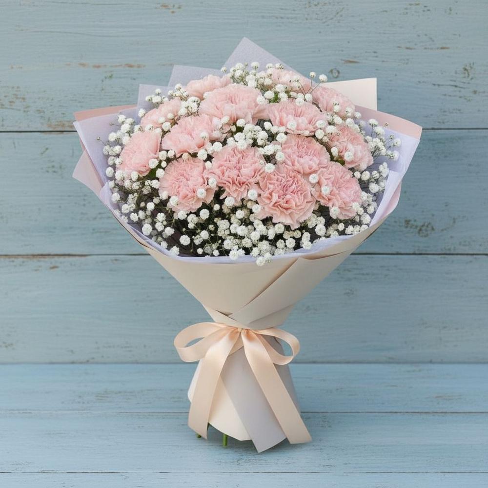 Букет цветов из: Гвоздики в Кизляре Республики Дагестан