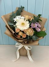 Букет цветов из:  Герберы и Хризантемы в Кизляре Республики Дагестан