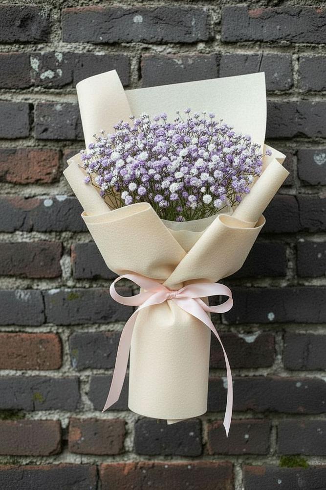 Букет цветов из: Гипсофила в Кизляре Республики Дагестан