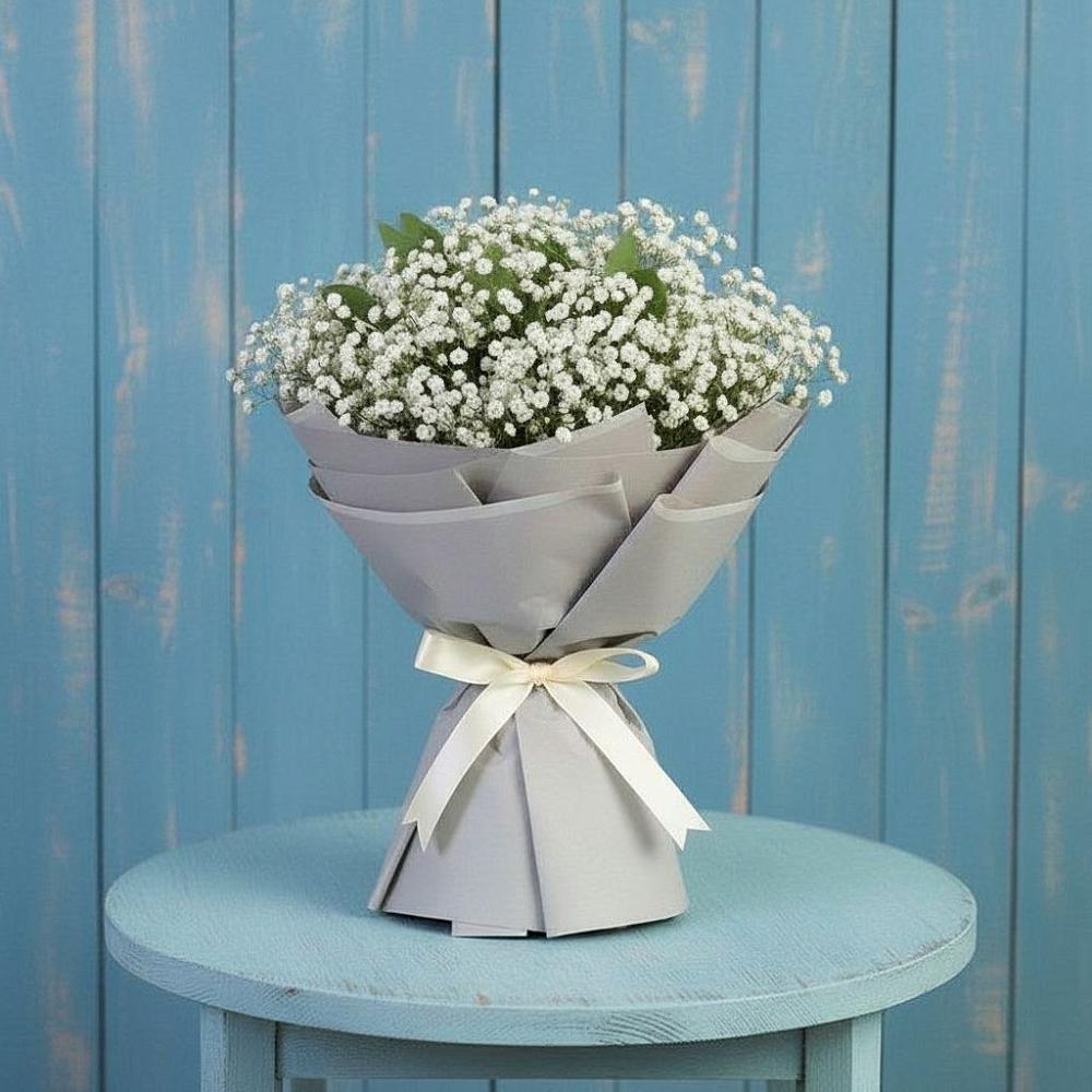 Букет цветов из: Гипсофила в Кизляре Республики Дагестан