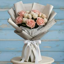 Букет цветов из:  Розы #REPLACE_PRED# Кизляре Республики Дагестан
