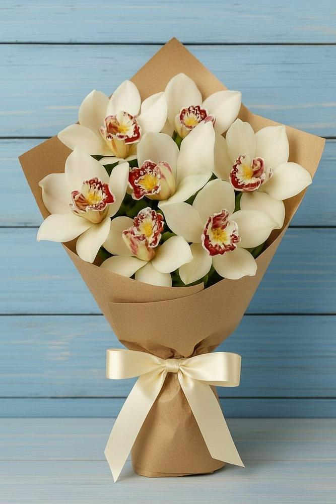 Букет цветов из: Орхидеи и Розы в Кизляре Республики Дагестан