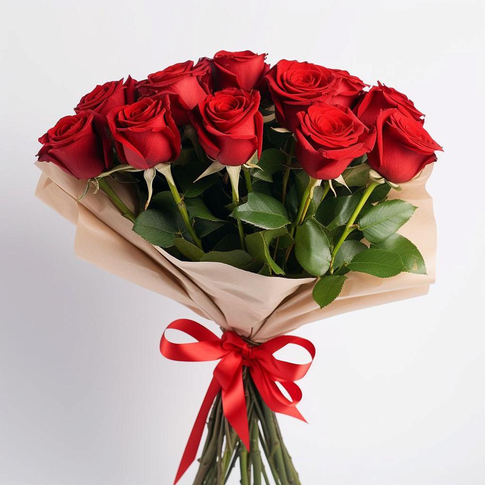 Букет 11 Красных роз Эдлесс Лав в Кизляре Республики Дагестан