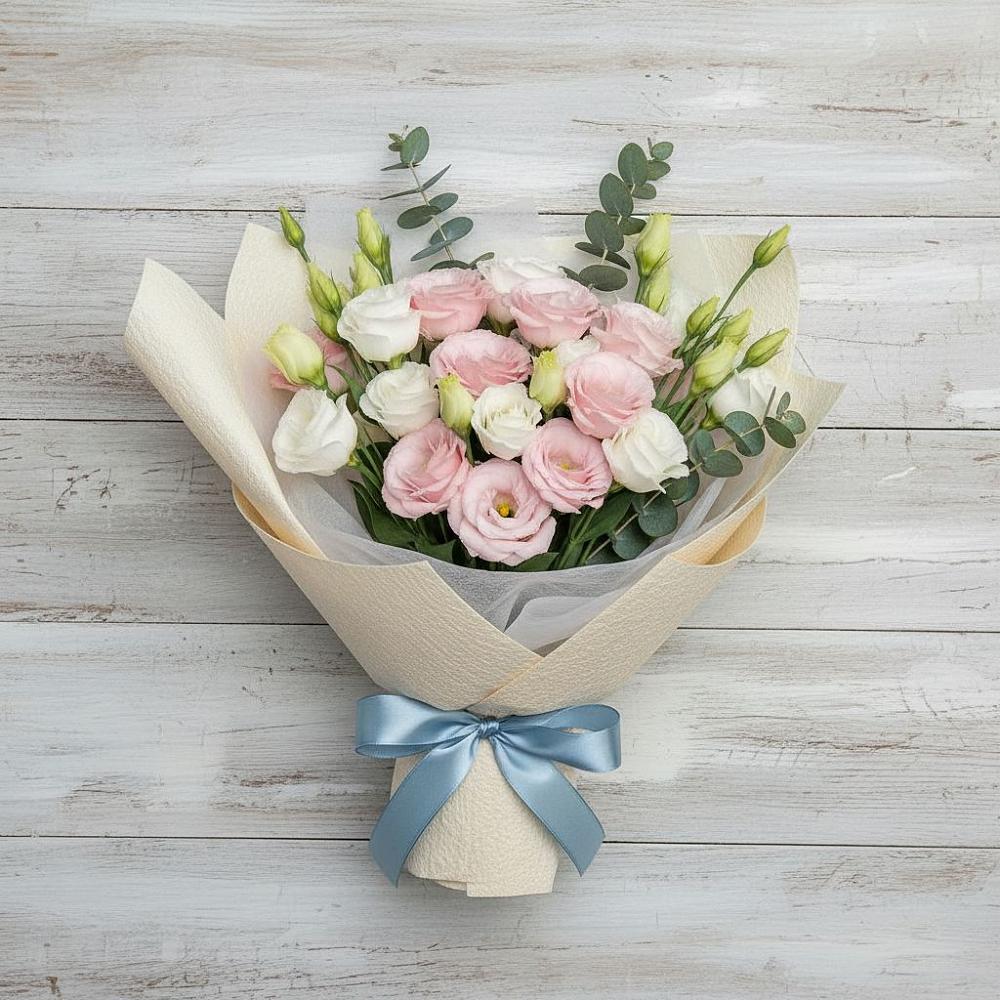 Букет цветов из: Лизиантусы в Кизляре Республики Дагестан